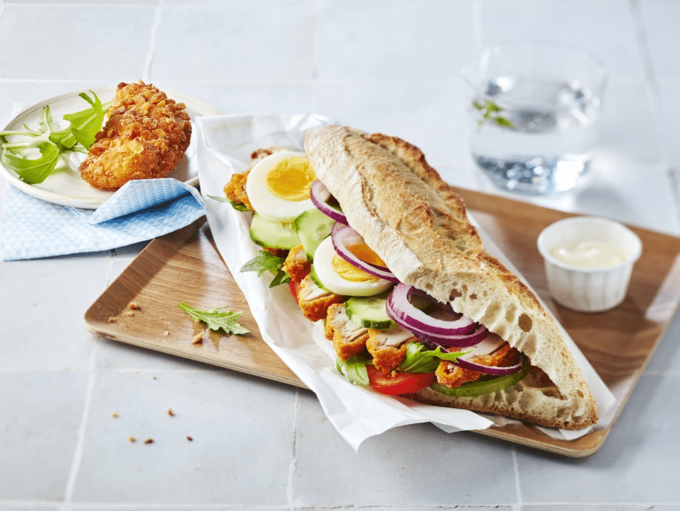 sandwich poulet crousty tenders gastronome professionnels fournisseur volaille professionnels